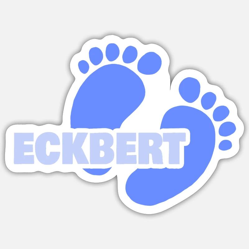 Cadeau pour Eckbert - Sticker taille S (10 x 10 cm) - blanc mat