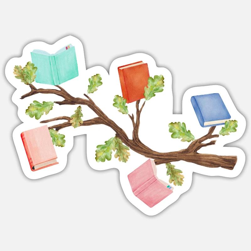 Bucheiche Sticker Größe S (10 x 10 cm)