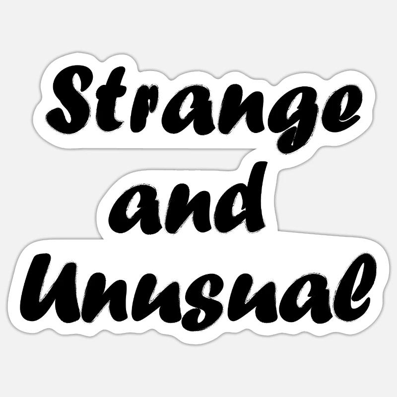 Gothique rétro étrange et insolite Sticker taille S (10 x 10 cm)