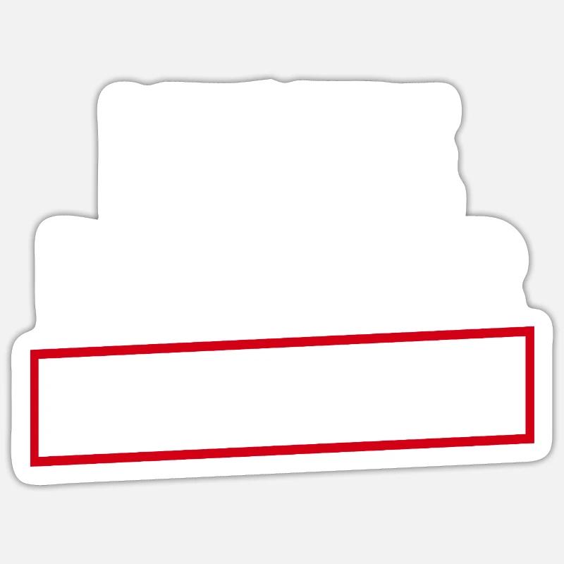 Heute Bitte Nur Komplimente Sticker Größe S (10 x 10 cm)