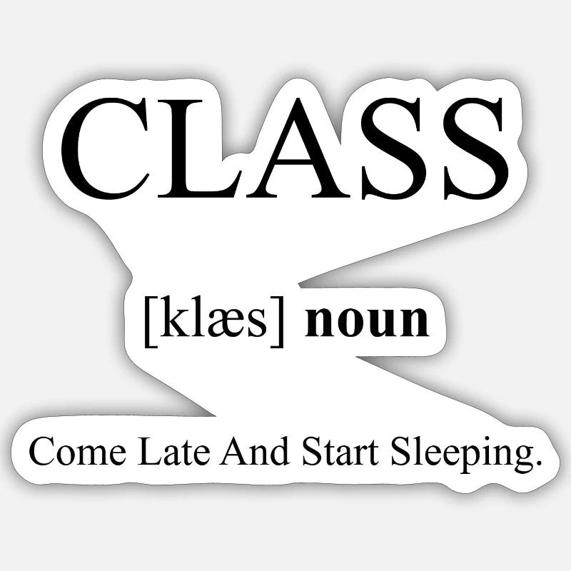 Class Definition Dictionary Sticker Größe S (10 x 10 cm)