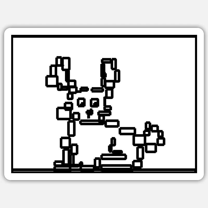 Sticker taille S (10 x 10 cm) - 