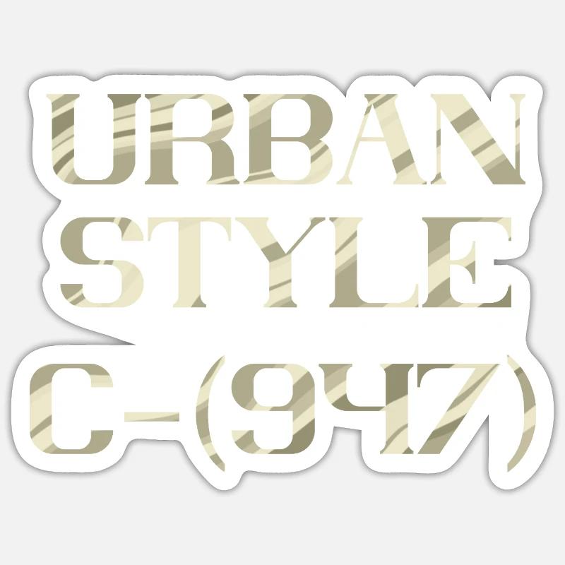URBAN STYLE Sticker size S (10 x 10 cm)