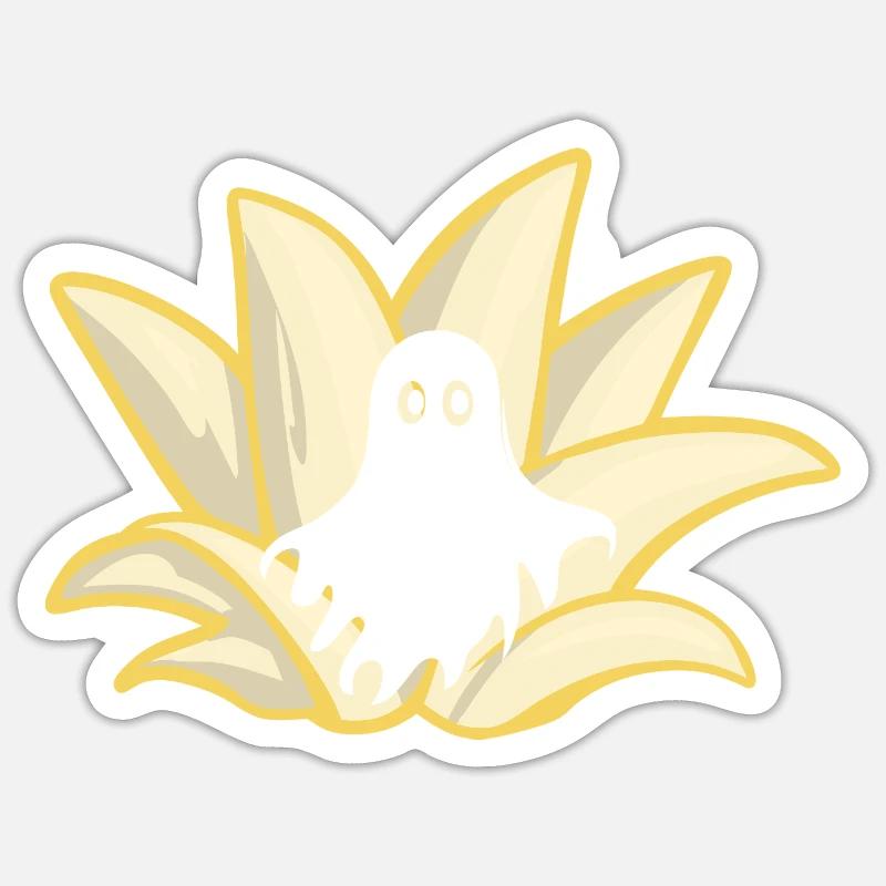 Ghost Ghost Night - Sticker size S (10 x 10 cm) - white matte