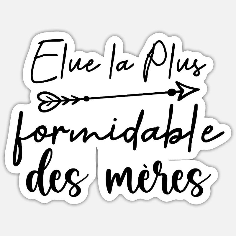 Wunderbares Mama-Muttertagsgeschenk Sticker Größe S (10 x 10 cm)