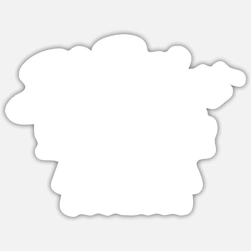 Bachelorette Team Girls - Sticker taille S (10 x 10 cm) - blanc mat