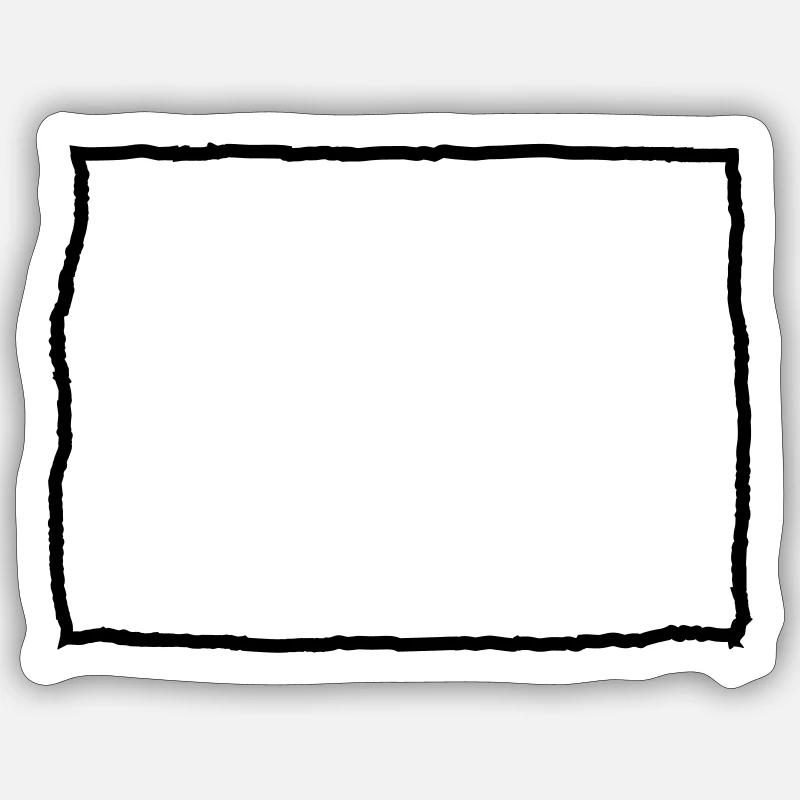 Name badge in table format Sticker size S (10 x 10 cm)