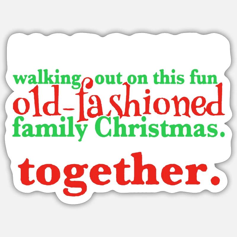 Merry Christmas - Sticker size S (10 x 10 cm) - white matte