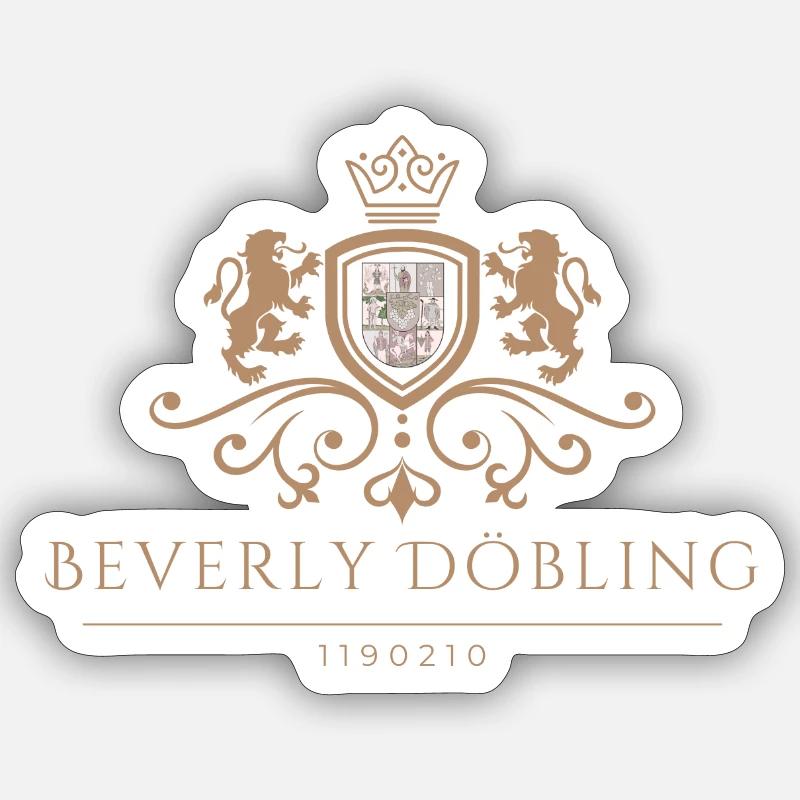 Beverly Doebling - 1190210 - Sticker taille S (10 x 10 cm) - blanc mat