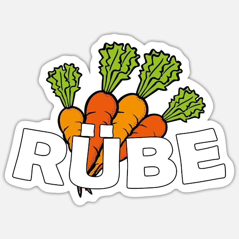 Navet - Sticker taille S (10 x 10 cm) - blanc mat