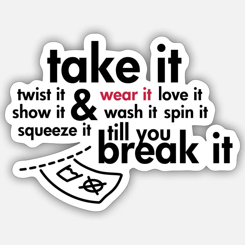 Sticker taille S (10 x 10 cm) - 