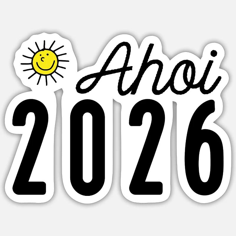 2026 - Sticker taille S (10 x 10 cm) - blanc mat
