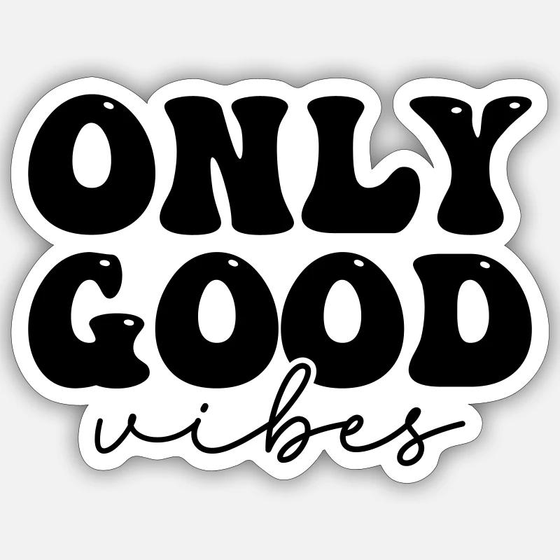 Conception par énoncé positif - Sticker taille S (10 x 10 cm) - blanc mat