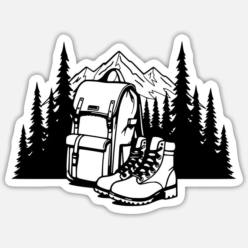 Absolute black, where it all begins Sticker size S (10 x 10 cm)