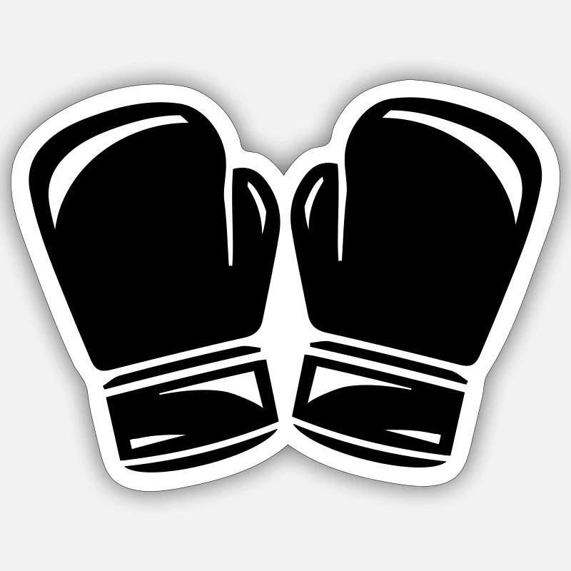 boxe Sticker taille S (10 x 10 cm)