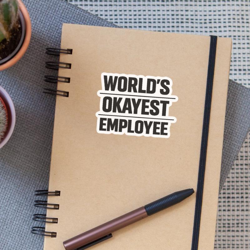L’employé le plus formidable du monde, Mitarbeiter Spruch Sticker taille S (10 x 10 cm)