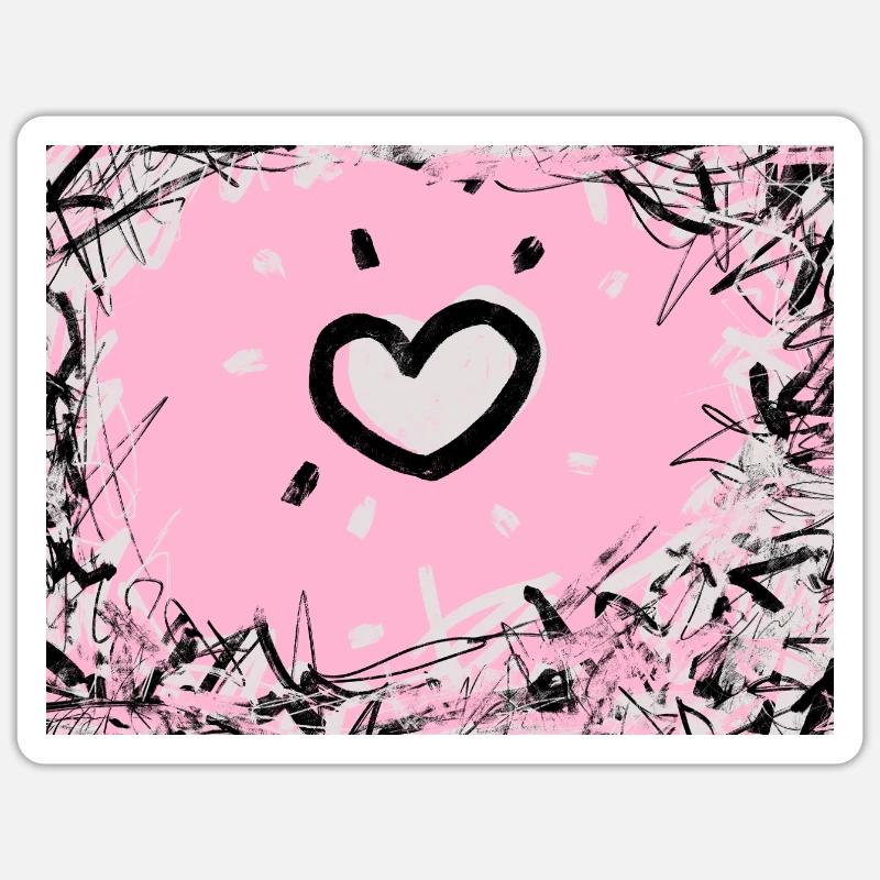 Keep Out - Sticker taille S (10 x 10 cm) - blanc mat
