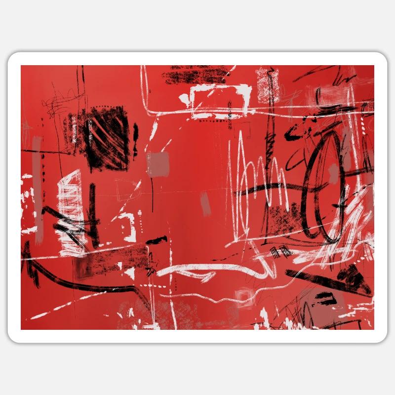 Urban Notation - Sticker taille S (10 x 10 cm) - blanc mat