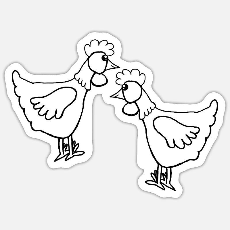 Sticker Größe S (10 x 10 cm) - 