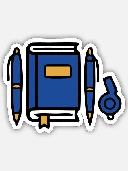 Buch Zeugnis Diplom Icon - Sticker Größe S (10 x 10 cm) - Mattweiß