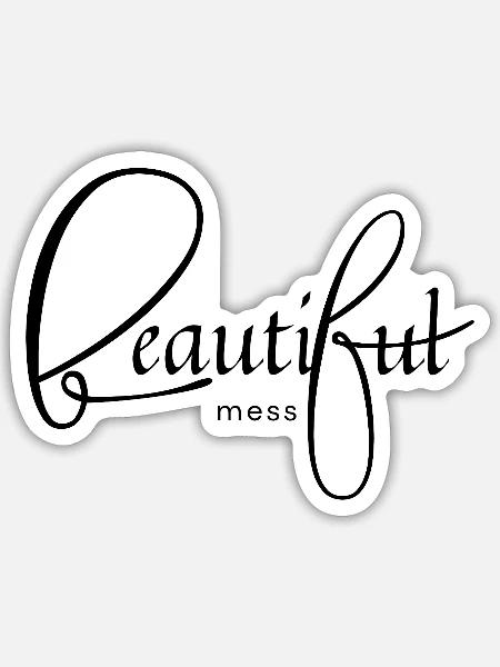 Bitte Design hochladen - Sticker Größe S (10 x 10 cm) - Mattweiß