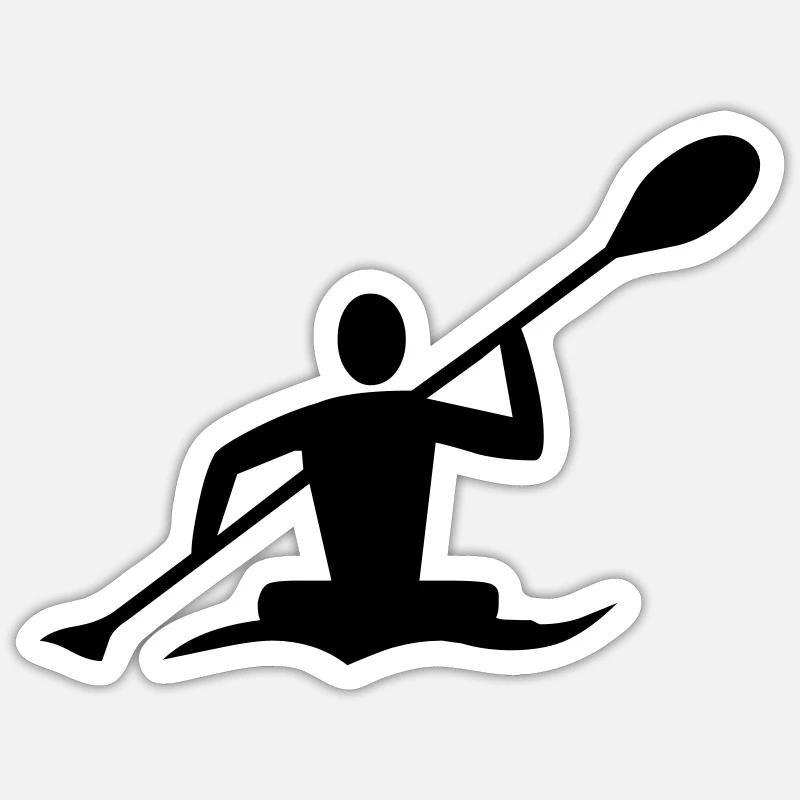 Canoe Sticker size S (10 x 10 cm)