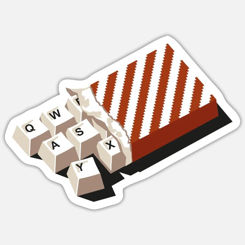 chockeys v2 Sticker size S (10 x 10 cm)