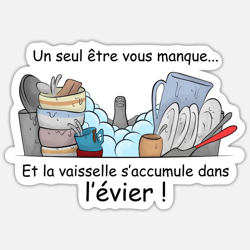 Only one being missing .... Sticker size S (10 x 10 cm)