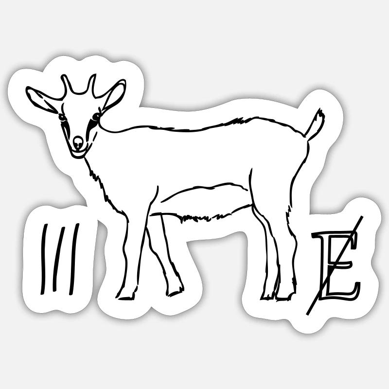 3zig - Sticker Größe S (10 x 10 cm) - Mattweiß
