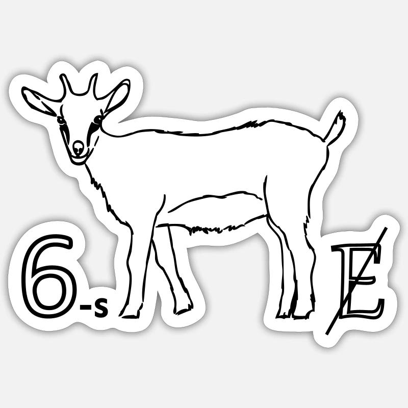 6zig Sticker Größe S (10 x 10 cm)