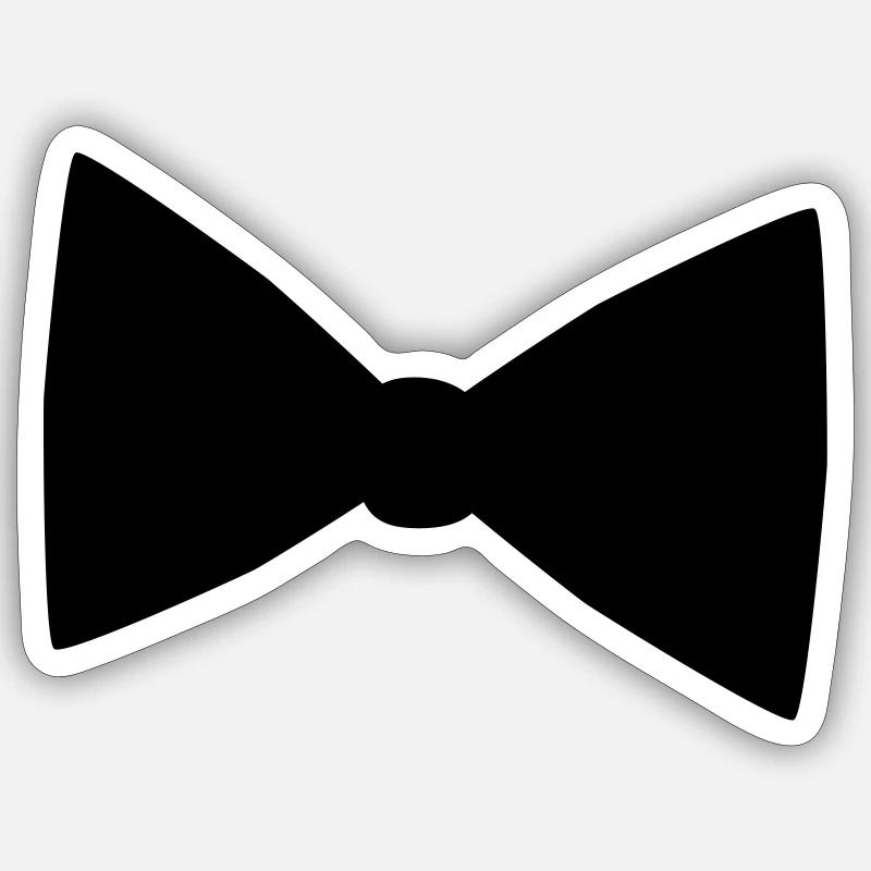 Fliege - Sticker taille S (10 x 10 cm) - blanc mat