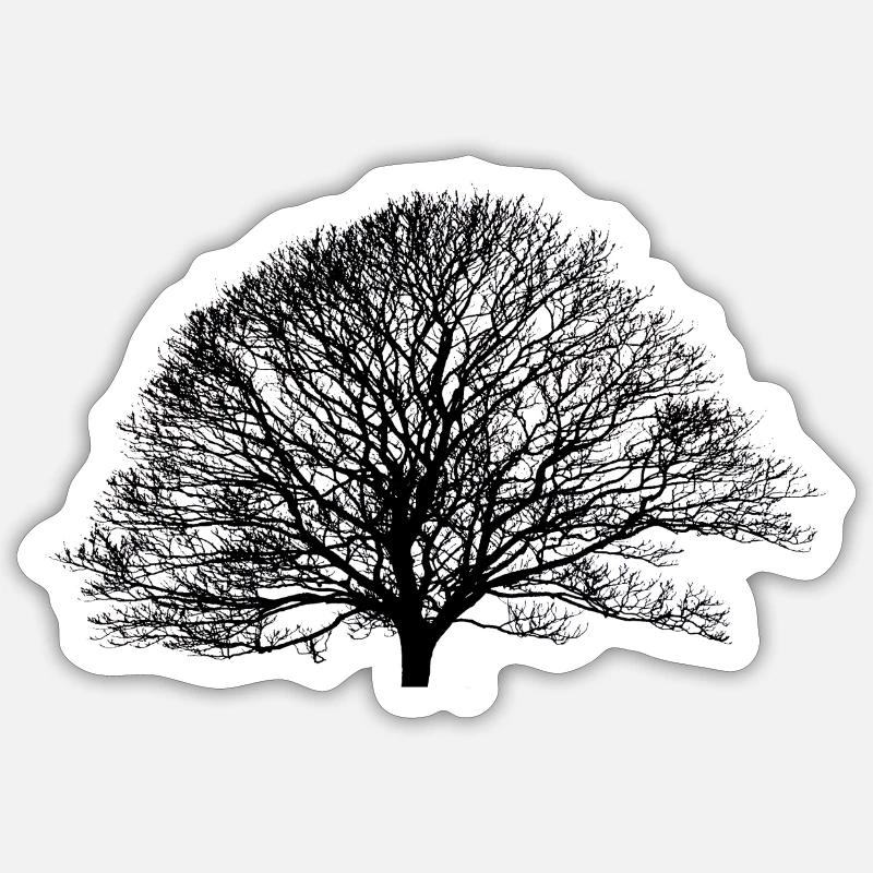 Shadow_no logo - Sticker Größe S (10 x 10 cm) - Mattweiß