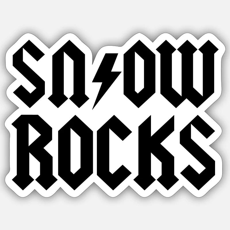 snow Sticker size S (10 x 10 cm)