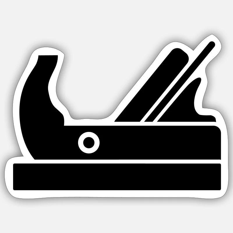 Carpenter - Sticker size S (10 x 10 cm) - white matte