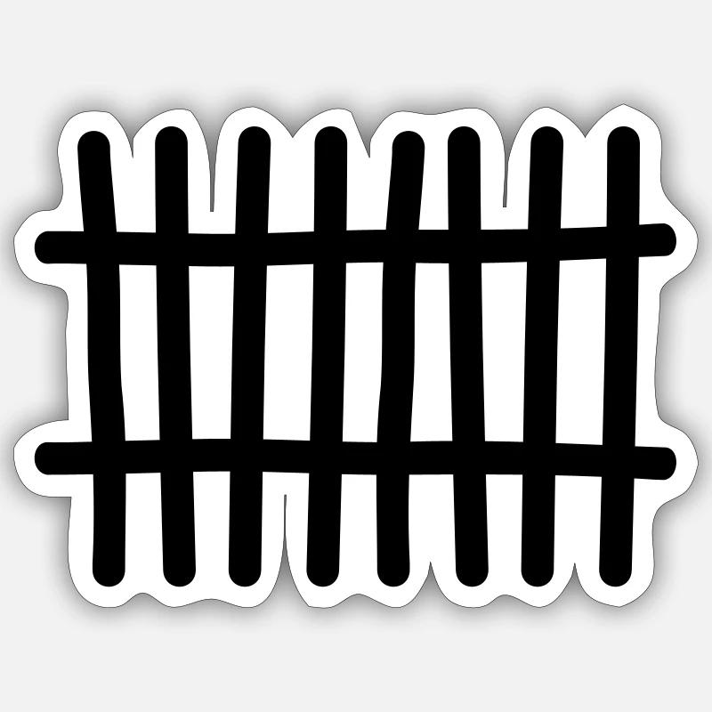 Clôture Sticker taille S (10 x 10 cm)