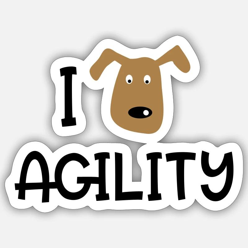 AGILITY Sticker taille S (10 x 10 cm)