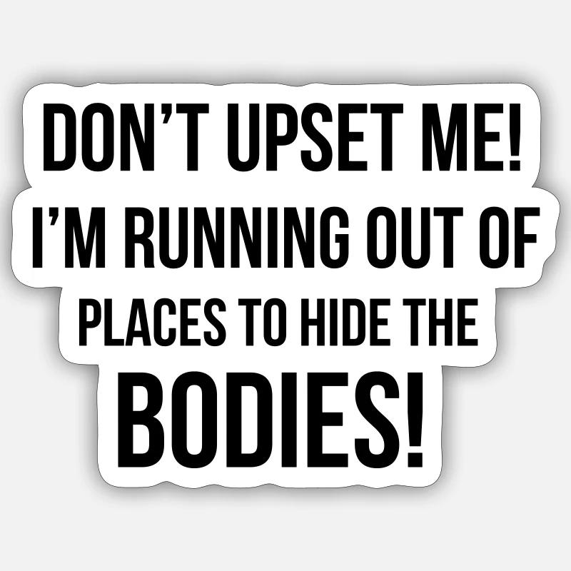Funny - Sticker taille S (10 x 10 cm) - blanc mat