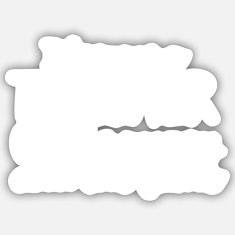 professeur - Sticker taille S (10 x 10 cm) - blanc mat