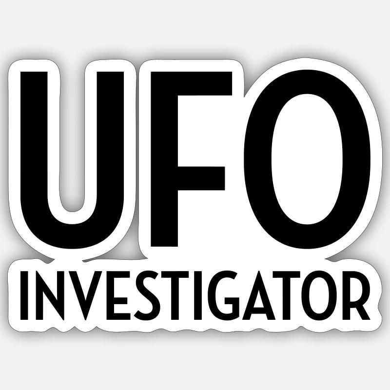 UFO - Alien - Unidentified flying object - Space Sticker size S (10 x 10 cm)