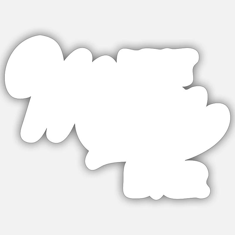 maman - Sticker taille S (10 x 10 cm) - blanc mat