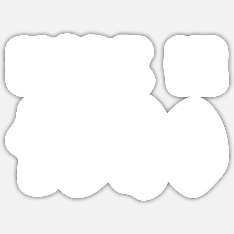 Fabriqué en 1960 - Sticker taille S (10 x 10 cm) - blanc mat