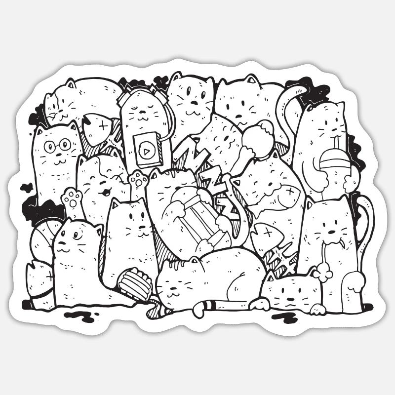Sticker taille S (10 x 10 cm) - 