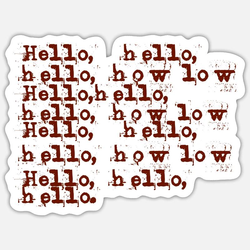 adolescent Sticker taille S (10 x 10 cm)