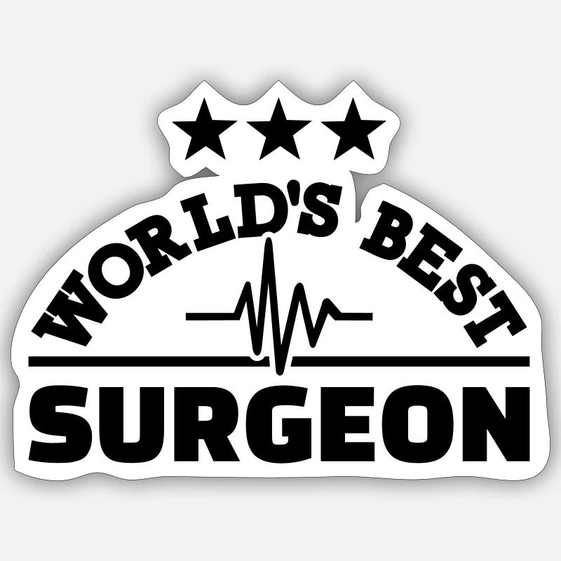 Chirurg Sticker Größe S (10 x 10 cm)