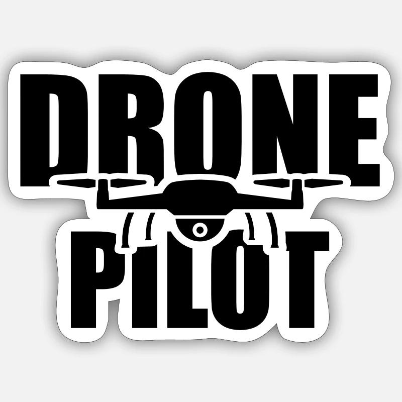 drone Sticker size S (10 x 10 cm)