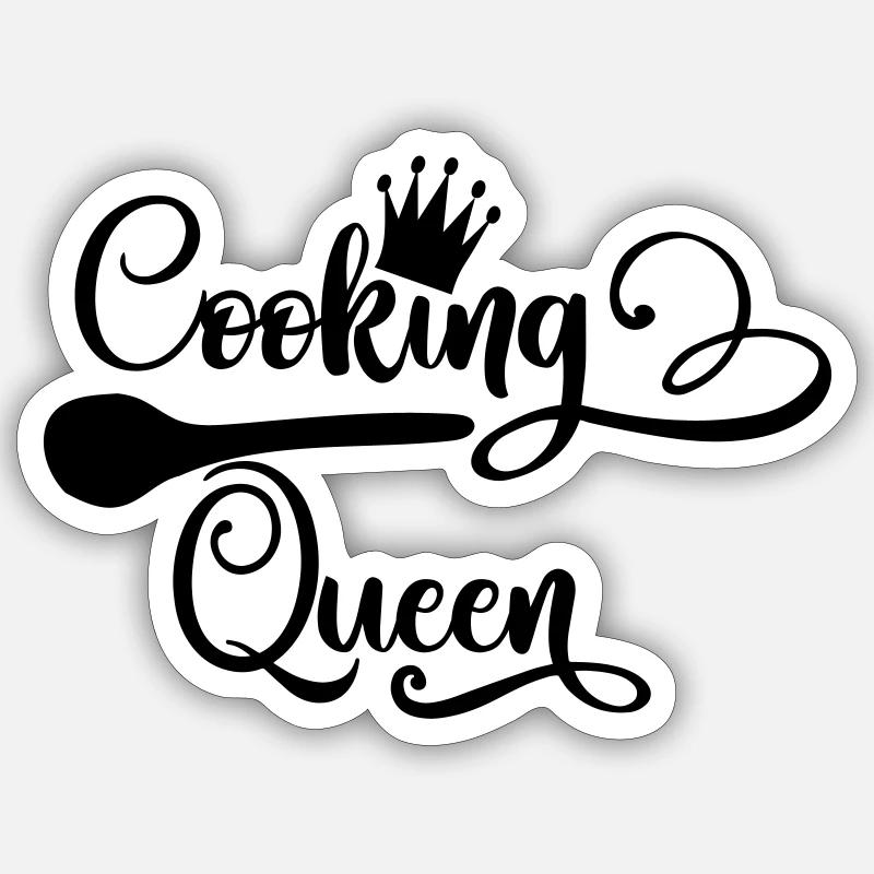 cooking_queen Sticker taille S (10 x 10 cm)
