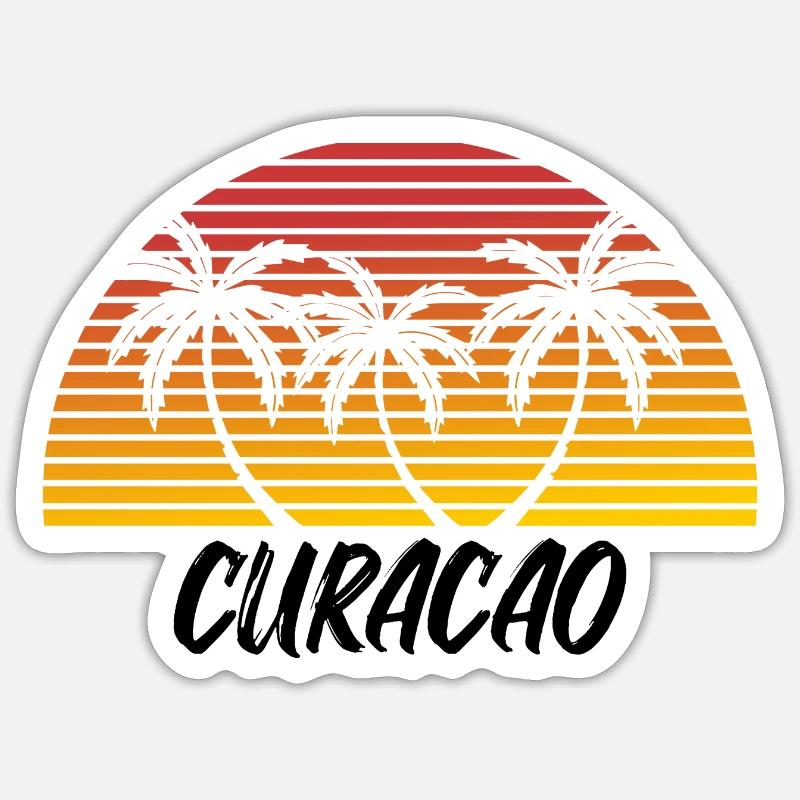 Curacao Sticker Größe S (10 x 10 cm)