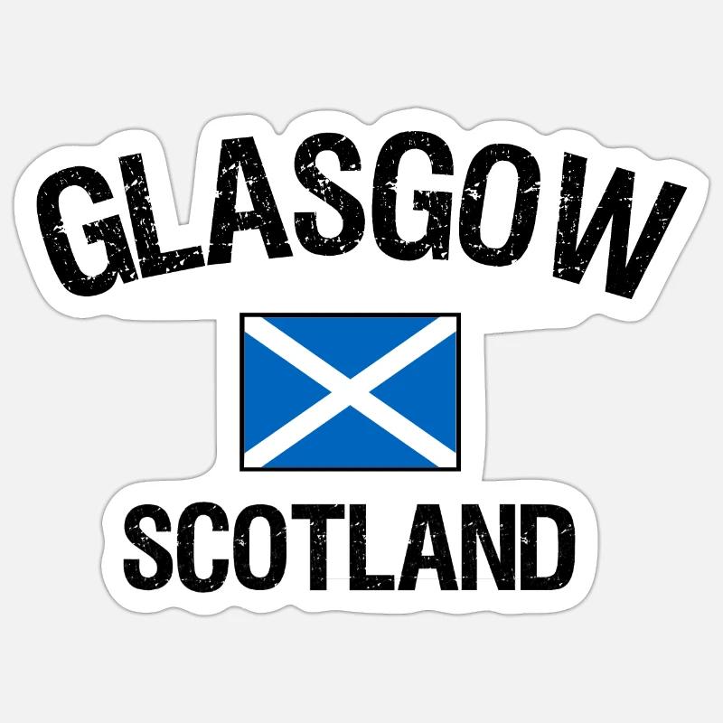 Glasgow Scotland Sticker size S (10 x 10 cm)