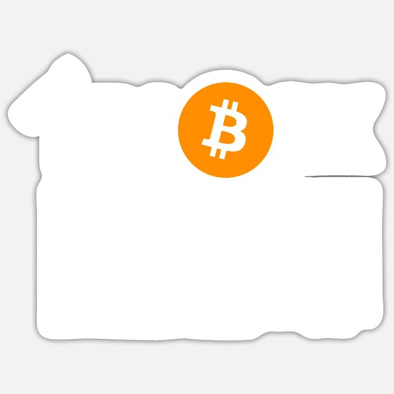 Bitcoin First Block Sticker size S (10 x 10 cm)