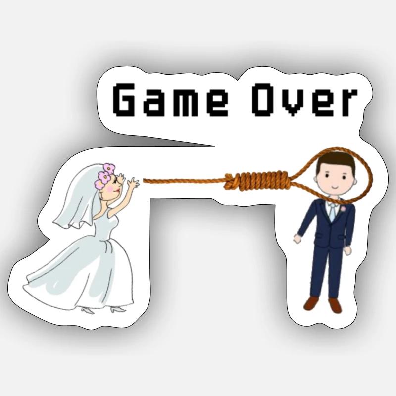 Gioco finito Adesivo